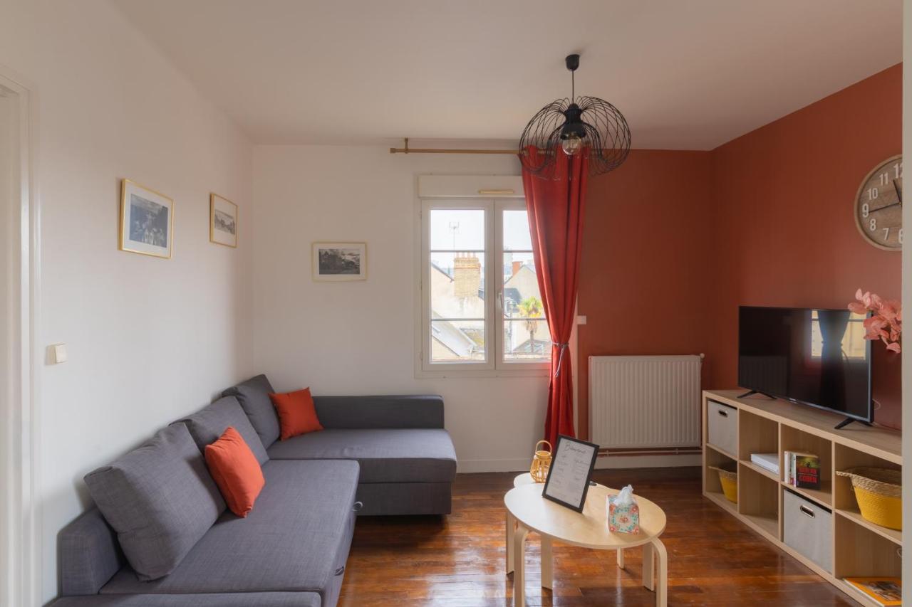 Appartement Cosy avec garage privé Le Mans Exterior foto
